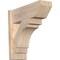 Ekena Millwork Merced Slat Smooth Outlooker, Douglas Fir, 7 1/2"W x 20"D x 20"H OUT08X20X20MRC06SDF - alternate 1